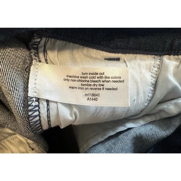 New Lane Bryant Signature Fit Wide Leg High Rise 16 S Denim Dark Blue Jeans NWT - Picture 6 of 8